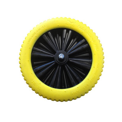 Roue plus jamais plate flex icore 2 axe 13cm