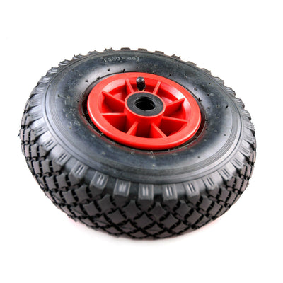 Produits d'importation roue de diable mm 300 4 260x85 jante 2 plis rouge