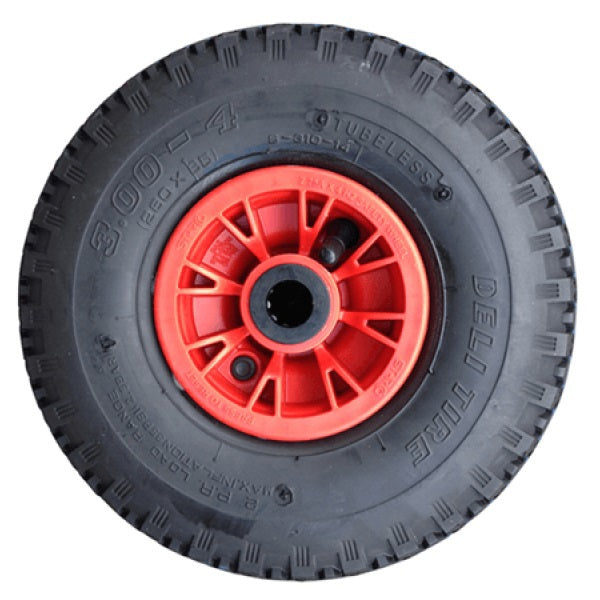 Roue de diable Fort 300 4260x85 jante 2 plis rouge