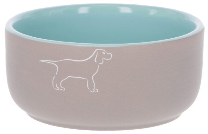 Mangeoire céramique gris turquoise 500ml