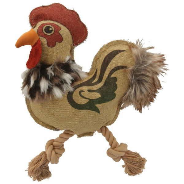 Coq jouet pour chien