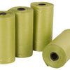 Sacs à déjections canines vert 4x20pcs biodégradables