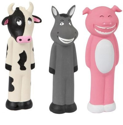 Jouet en latex pour chien, vache, cochon, âne