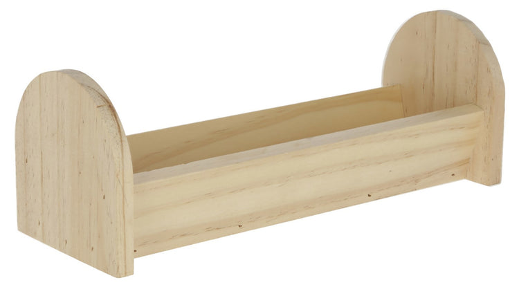 Mangeoire Kerbl pour rongeurs 28 x 10 x 10 cm en bois