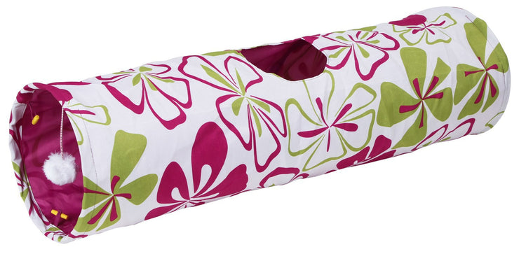 Tunnel à fermeture éclair en nylon fleur %c3%b8 25 x 90 cm