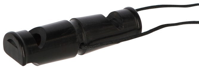 Flûte en corne de buffle 65cm double ton sifflante et vibrante