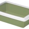 Bac à litière pour chat avec bord 51x35x13cm trié par couleur