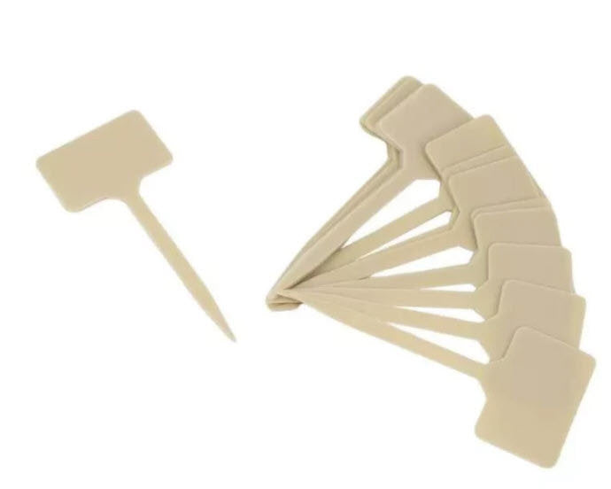 Produits étiquettes pour assiettes plastique 14cm 15 pièces