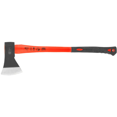 Hache d'arbre Mm eurotool 1250g avec manche en fibre de verre 70cm