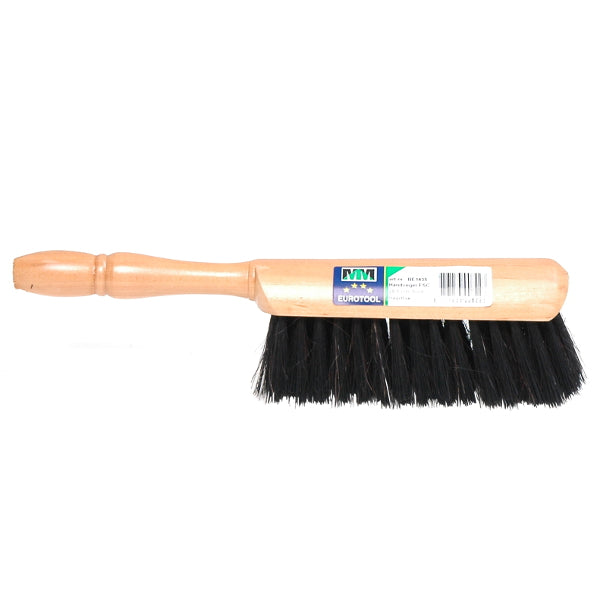 Mm eurotool brosse à main 29 cm bois mélange de poils mm