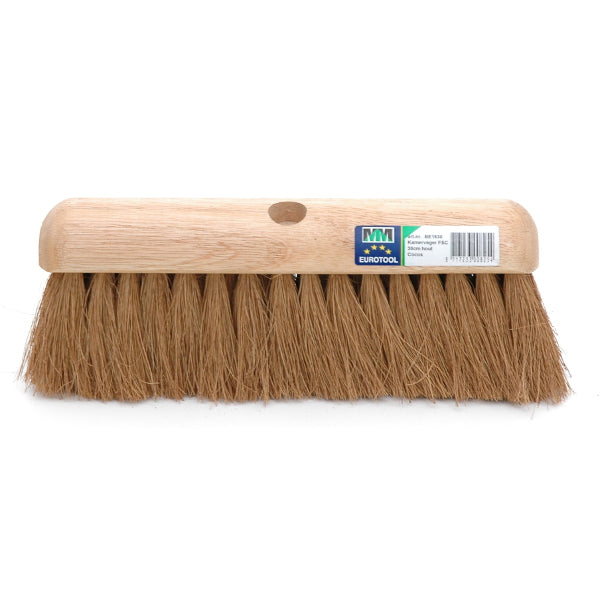 Mm eurotool products balayeuse de sol fsc 30cm bois de coco mm