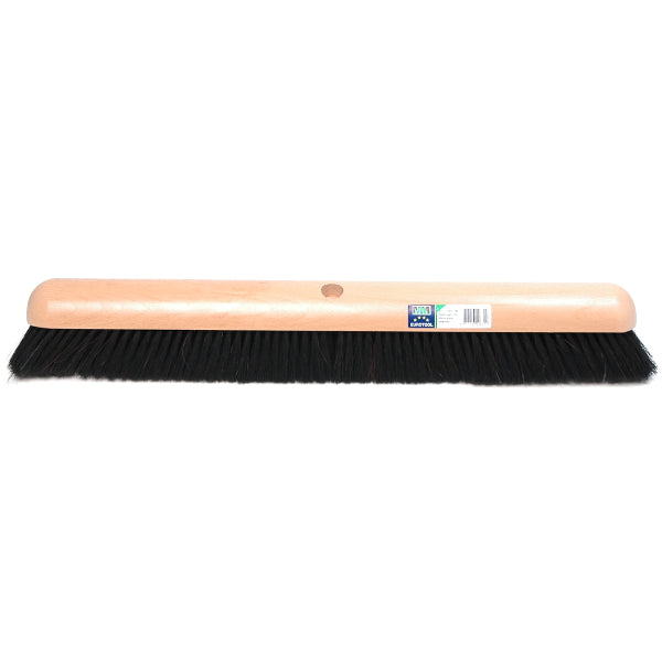 Mm eurotool products balayeuse de sol de pièce fsc 60cm bois cheveux artificiels mm