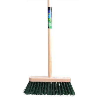 Balai Mm eurotool fsc 29cm fibre synthétique vert mm avec manche 120cm promotion