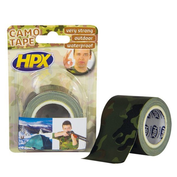 Hpx ruban de réparation ruban adhésif camouflage 48mm x 5m blister