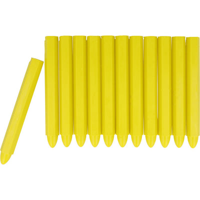 Connex craie de marquage jaune gras 12 pièces
