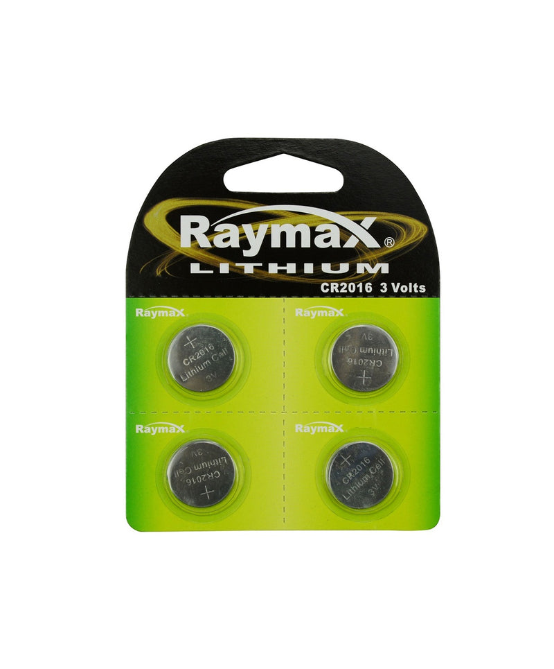 Raymax products pile bouton 3v cr2016 4 pièces