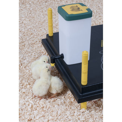 Olba products gourde poussin avec couvercle à valve 0 5 l naturel avec support