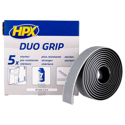 Hpx duo grip click tape noir 25mm x 2m