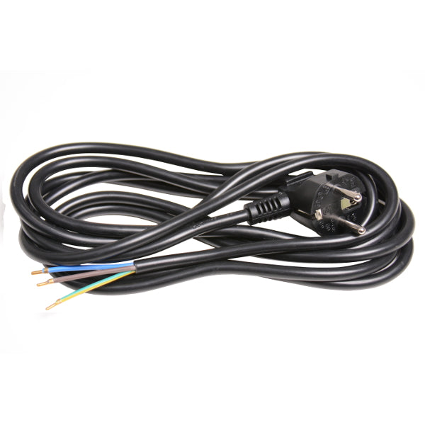 Cordon avec fiche pour trompe d'avertisseur 3 mètres 3x 1mm