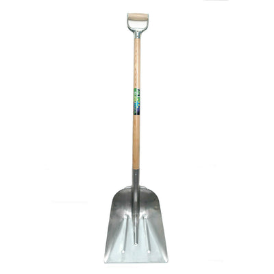 Pelle à grains eurotool mm aluminium mm sans bande avec poignée en D