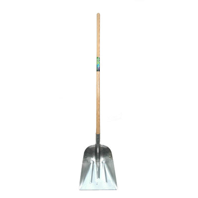 Pelle à grains eurotool mm aluminium sans bande avec manche 130cm