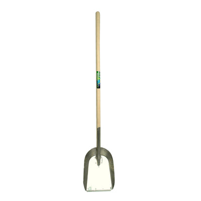 MM eurotool pelle stable aluminium riveté dul avec manche 145cm