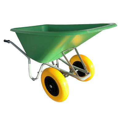 Brouette Altrad Forza 165L conteneur HDPE vert 2 roues NML