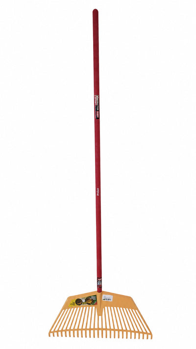 Mm eurotool products râteau à feuilles jumbo mm 60cm manche en plastique fibre de verre 150cm