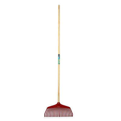 Mm eurotool râteau à gazon nylon fiskars avec manche bois 150cm
