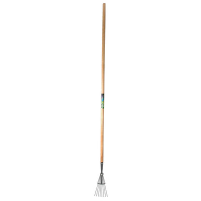 Râteau à gazon Mm eurotool mm prof 8tds rond avec manche 160cm