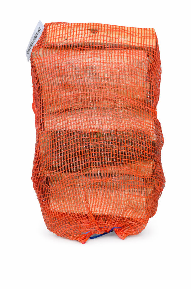 Bois de chauffage séché naturellement mm dans un sac en filet