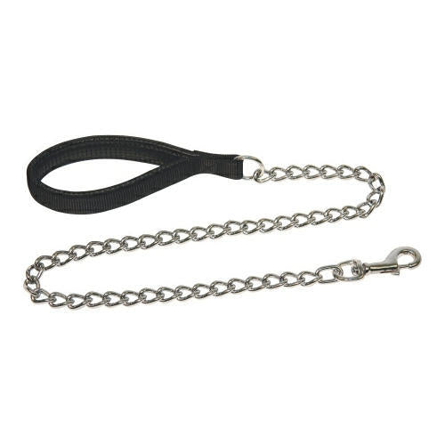 Laisse chaîne pour chien miami plus 4mm noir