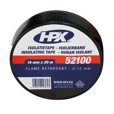 HPX HPX Isolation Tape Black 19mmx20m