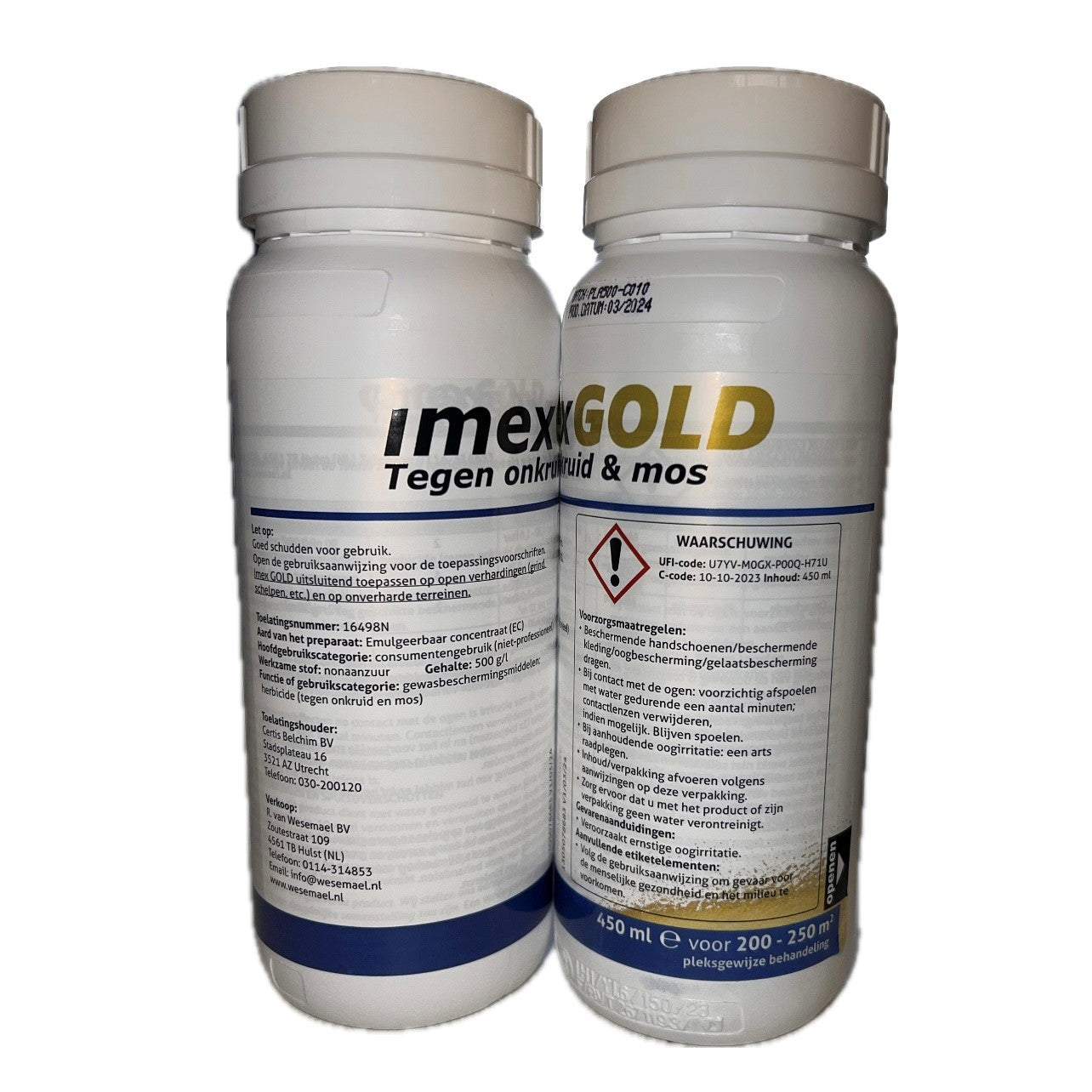 Imex gold contre les mauvaises herbes et la mousse 450ml