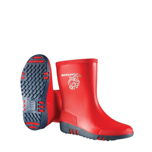 Dunlop produits mini bottes rouge taille 27