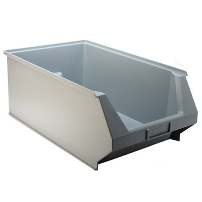 Bac gerbable en plastique gris 485 x 310 x 180mm