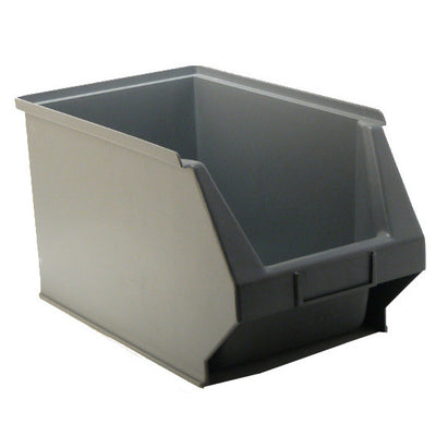 Bac gerbable en plastique gris 336 x 200 x 150mm