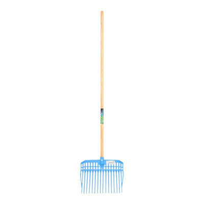 Mm eurotool products fourchette à figue plastique mm bleuet manche en bois bleu 140cm