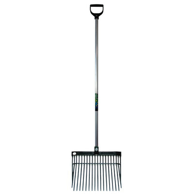 Mm eurotool products fourchette à figue en plastique mm noir avec poignée en aluminium