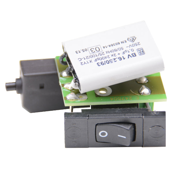 Circuit imprimé Lister Liscop complet, interrupteur à bascule Lister 1300