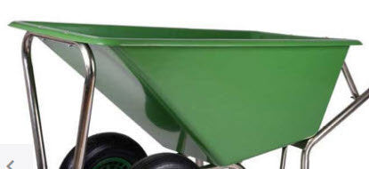 Mm products brouette poubelle 160 litres poly