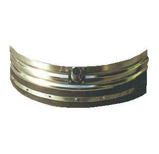 Mm eurotool products grattoir à fumier rond lourd 64cm avec toile en caoutchouc
