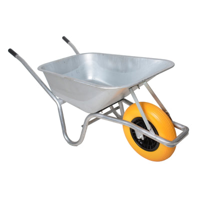 MM products brouette conteneur galvanisé 85l livré avec roue plus