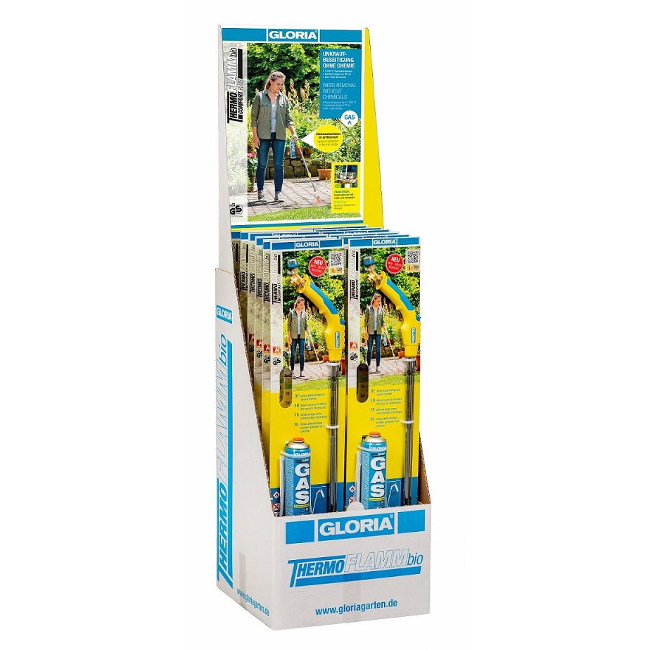 Brûleur de mauvaises herbes Gloria thermoflamm biocomfort plusaffichage | 12 pièces