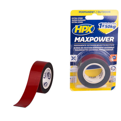 Ruban de montage extérieur Hpx max power | noir | 25 mm x 1,5 m - ot2502 ot2502