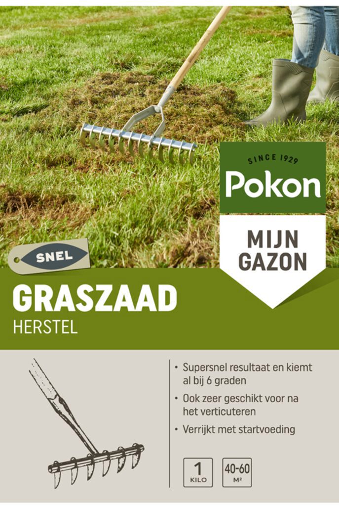 Récupération de graines d'herbe Pokon sos 1kg - 7684501100
