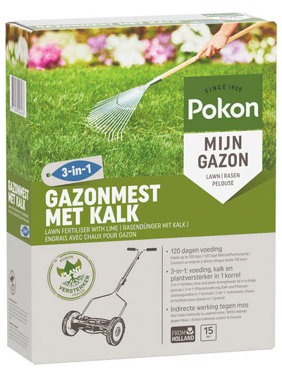 Engrais à gazon Pokon à la chaux 1kg pour 15m² - 7686788400