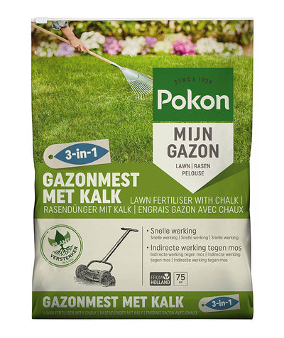 Engrais à gazon Pokon à la chaux 5kg pour 75m² - 7686564400