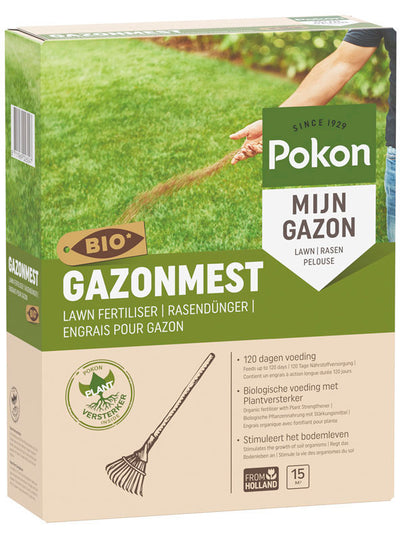 Engrais bio pour pelouse Pokon pour 15m2 1kg