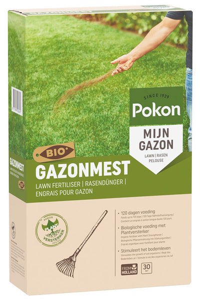 Engrais bio pour pelouse Pokon pour 30m2 2kg